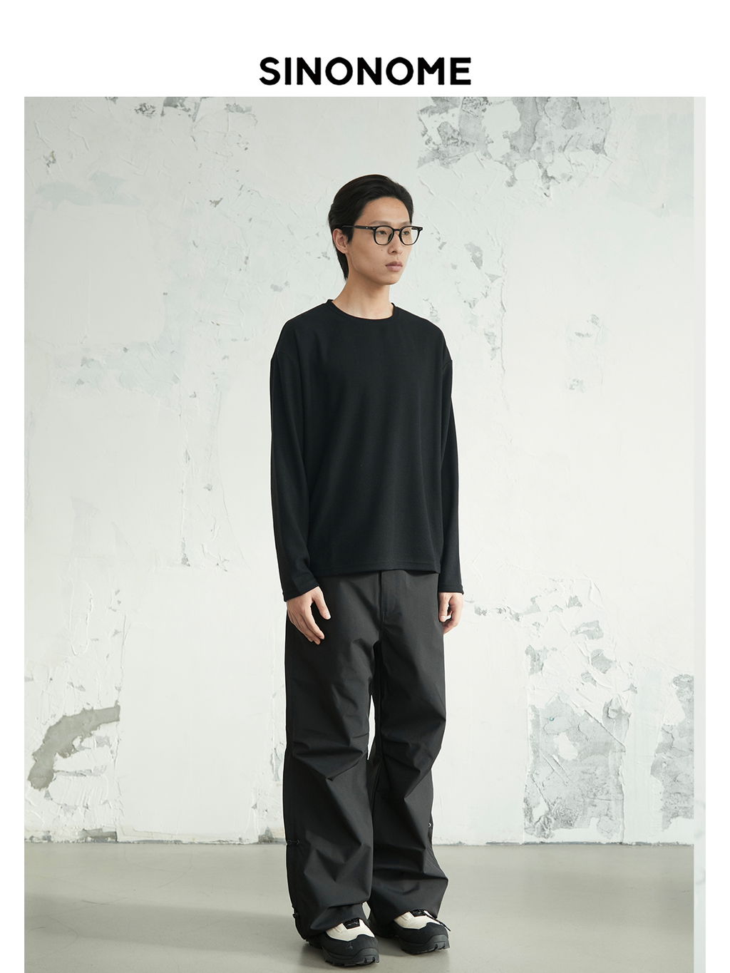 SINONOME Casual Simple Anti-wrinkle Loose Long Sleeves