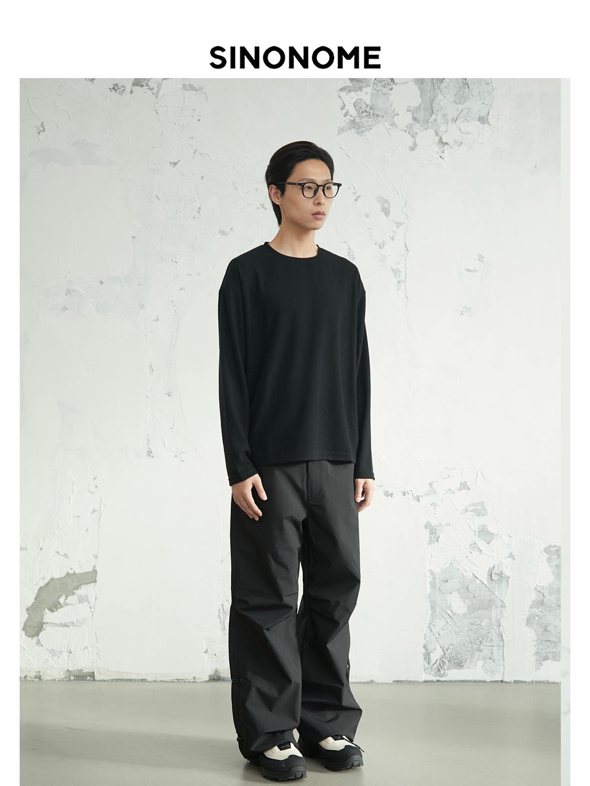 SINONOME Casual Simple Anti-wrinkle Loose Long Sleeves
