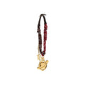 JELLY TOYBOY Gold Faux Leather Keychain Bag Charm