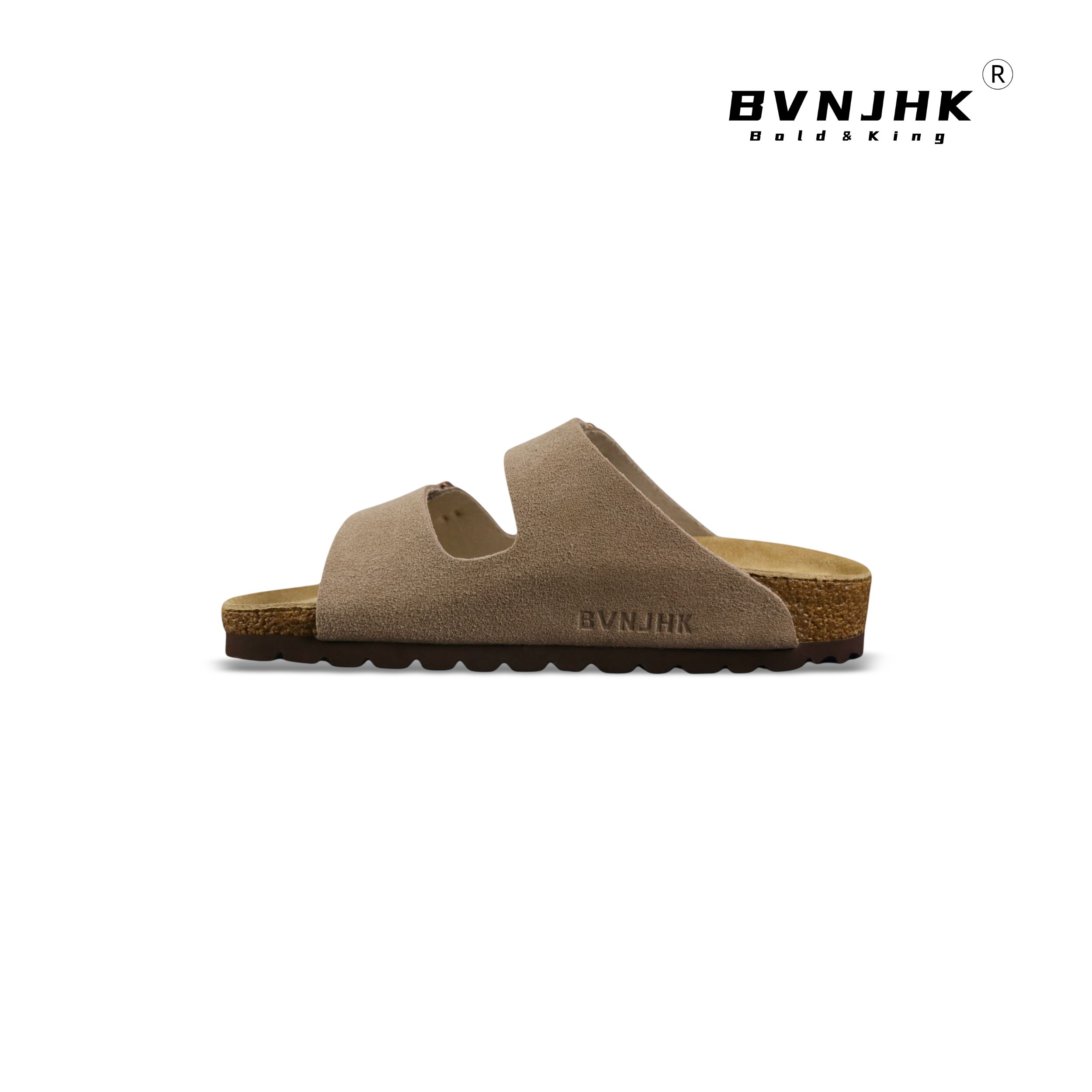 OQ X BVNJHK Leather Platform Lazy Sandals