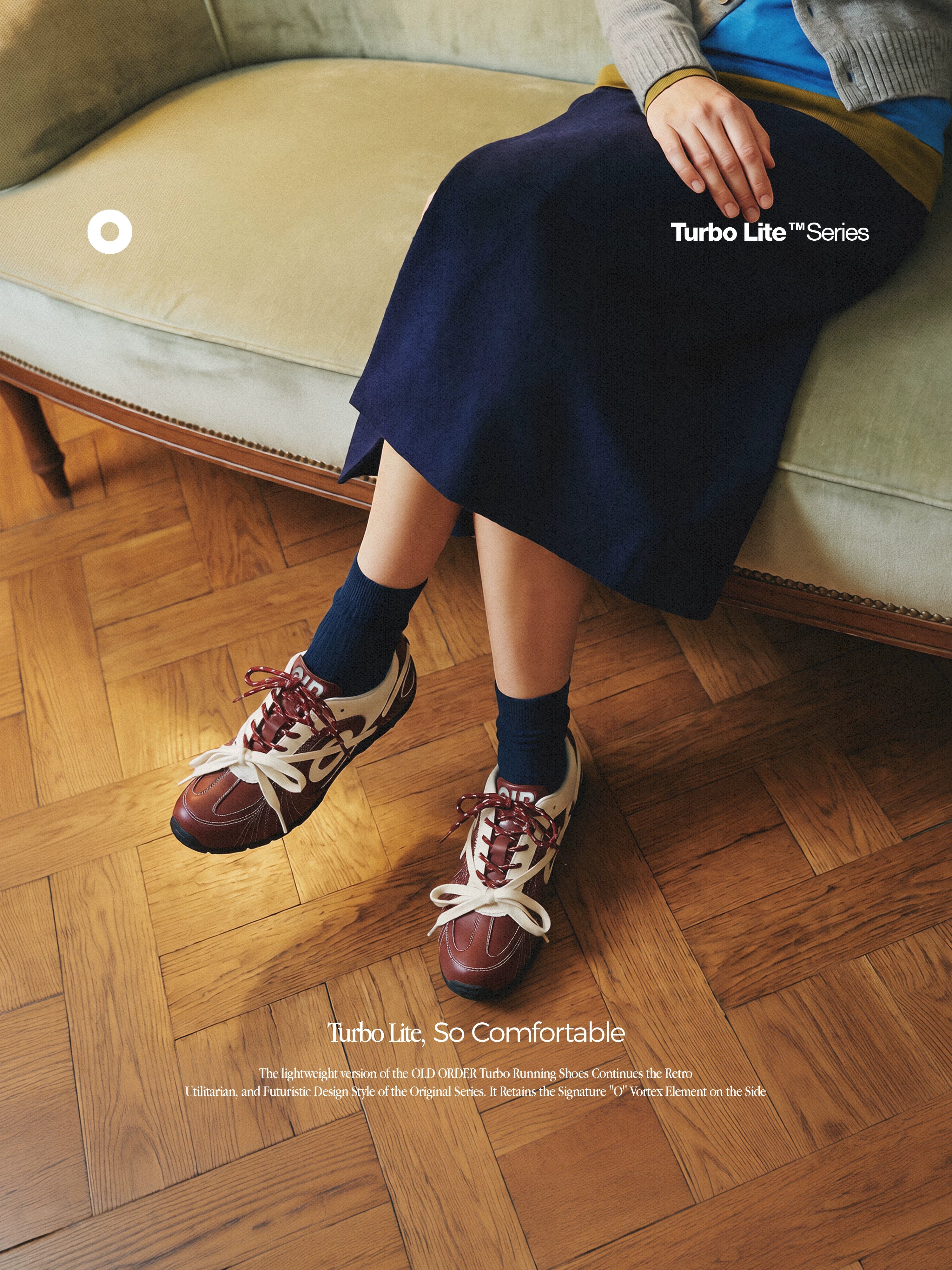 OLD ORDER Leather Lace-Up Sneaker