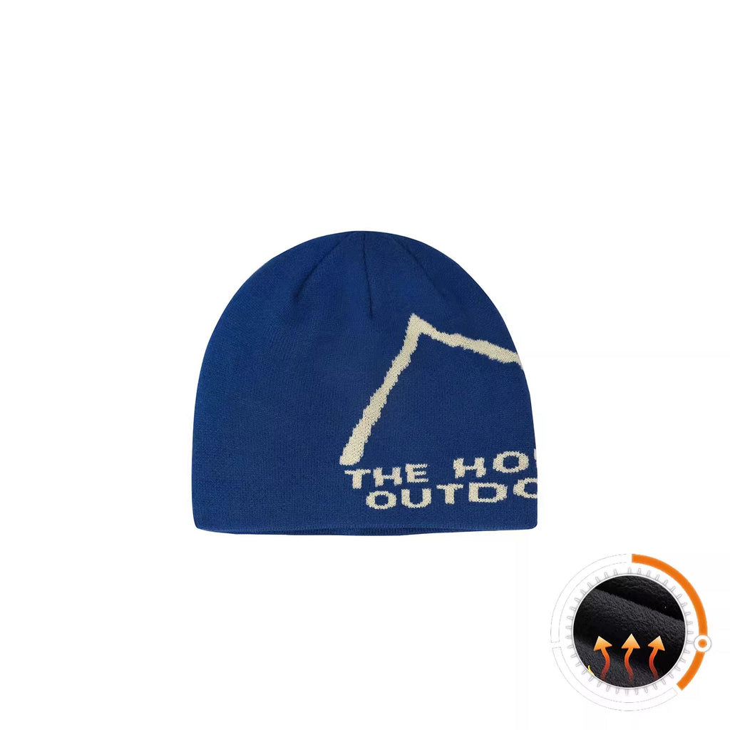 THE HOBOO Alphabet Jacquard Cold Knitted Hat