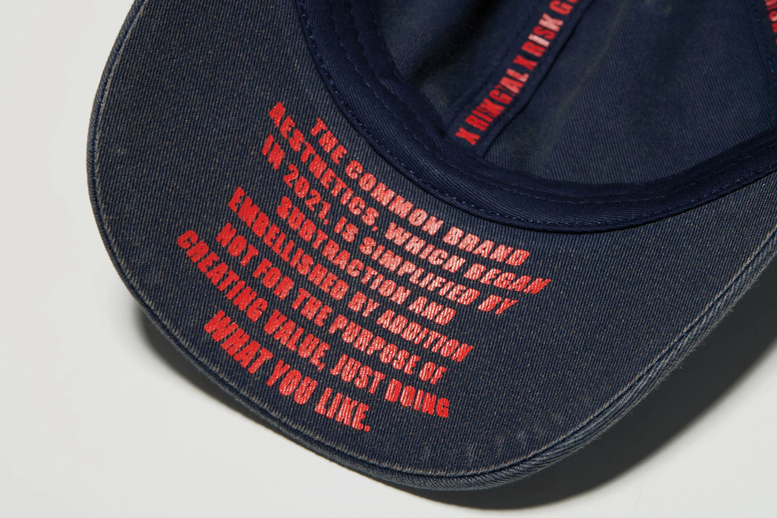 GTAL GIAL X RISK Cotton Embroidered Duckbill Cap
