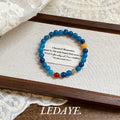 LIDAYE Red Agate Layered Bracelet