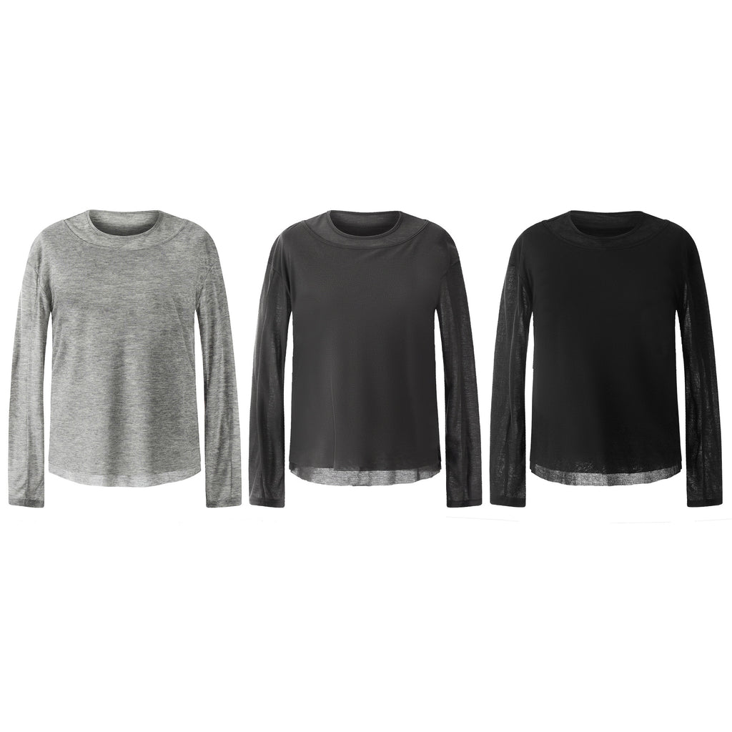 11KN Parisian 220g Breathable Slim Fit Long-Sleeve Tee