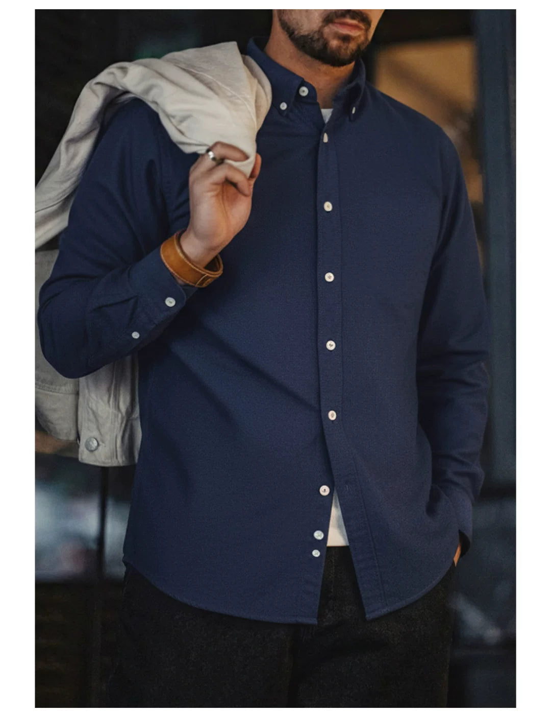 Madden Casual Oxford Long Sleeve Shirt