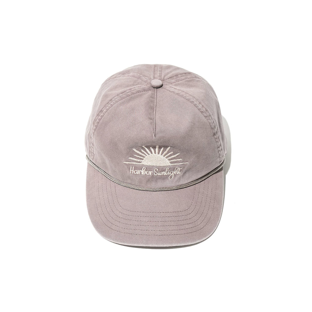 PARTIMENTO Embroidered Distressed Five-Panel Baseball Cap