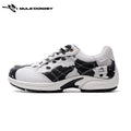 Mule Donkey Cowhide Print Lace-Up Sneaker