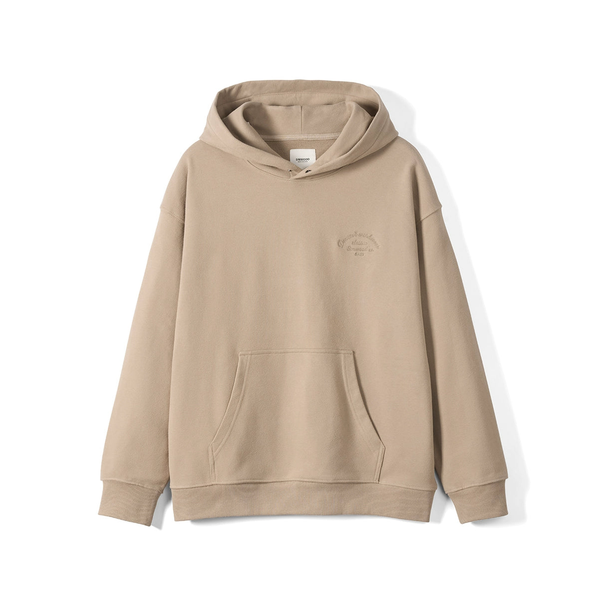 SIMWOOD Alphabet Embroidered Casual Hooded Sweater