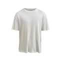 JCAESAR Washed Faded Snowflake Linen-Like Loose Tee
