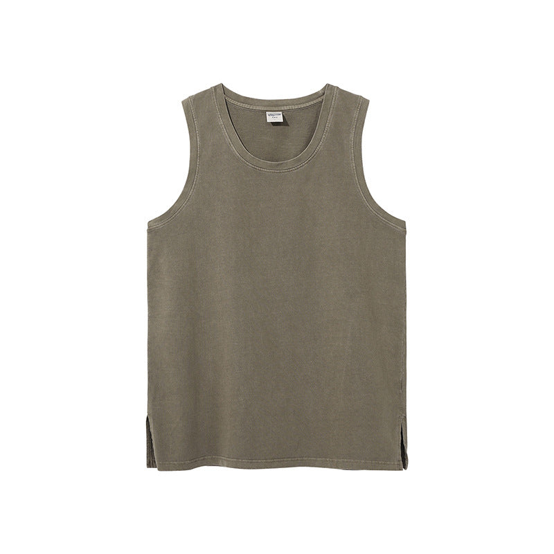 ARTIE Hem Split Batik Vintage Vest