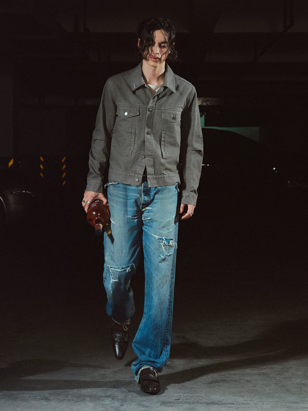RICHILL Coin Print Canvas Jacket