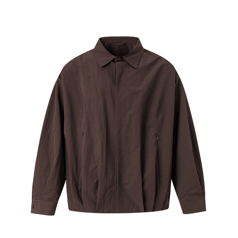 UNF Boxy-Fit Quilted Windproof Long-Sleeve Shirt Jacket