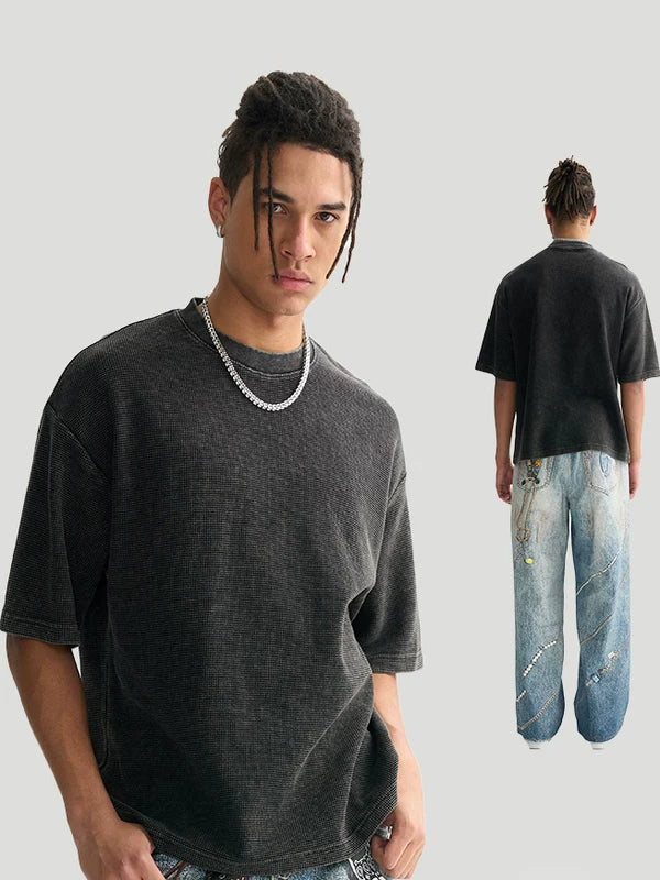 FIVE MEN Waffle Weave 280g Relaxed Tee