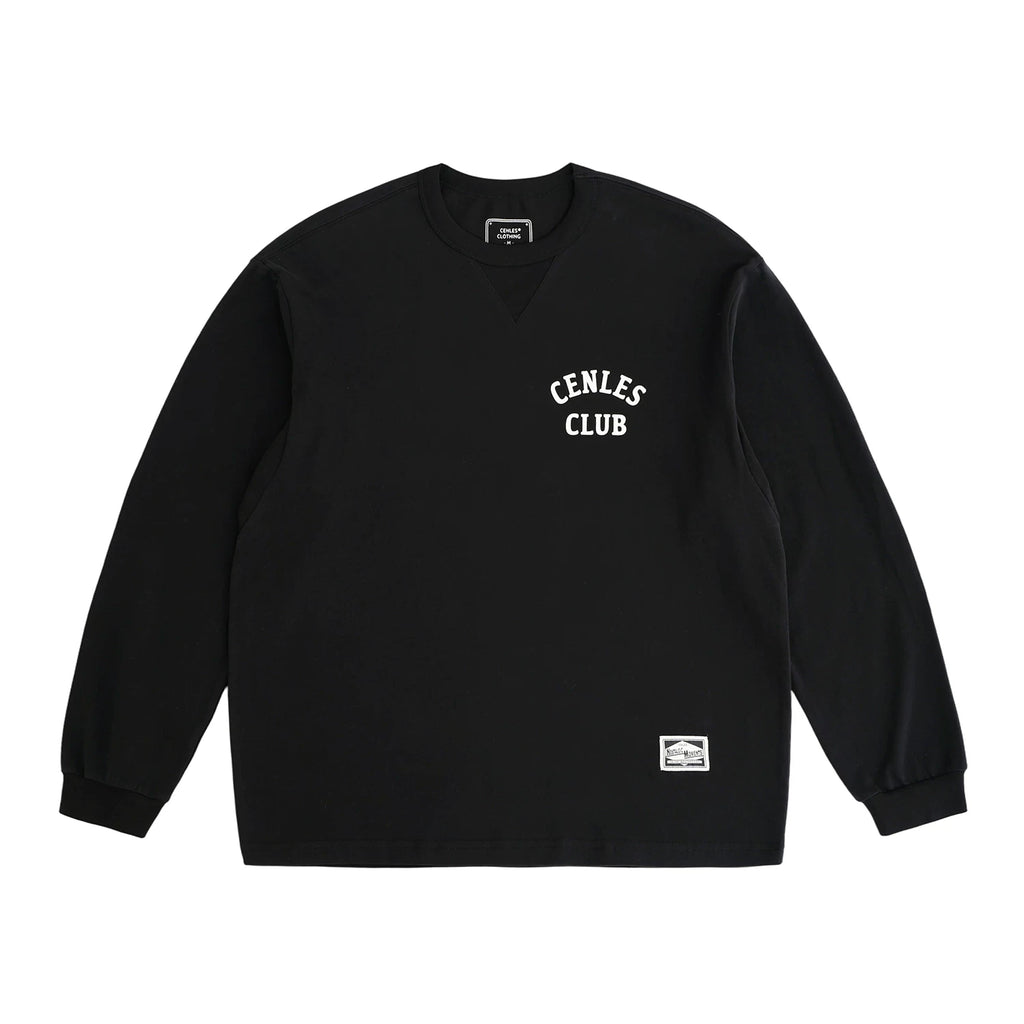 CENLES N.COLOR 250g Quick-Dry Loose-Fit Long-Sleeve Tee