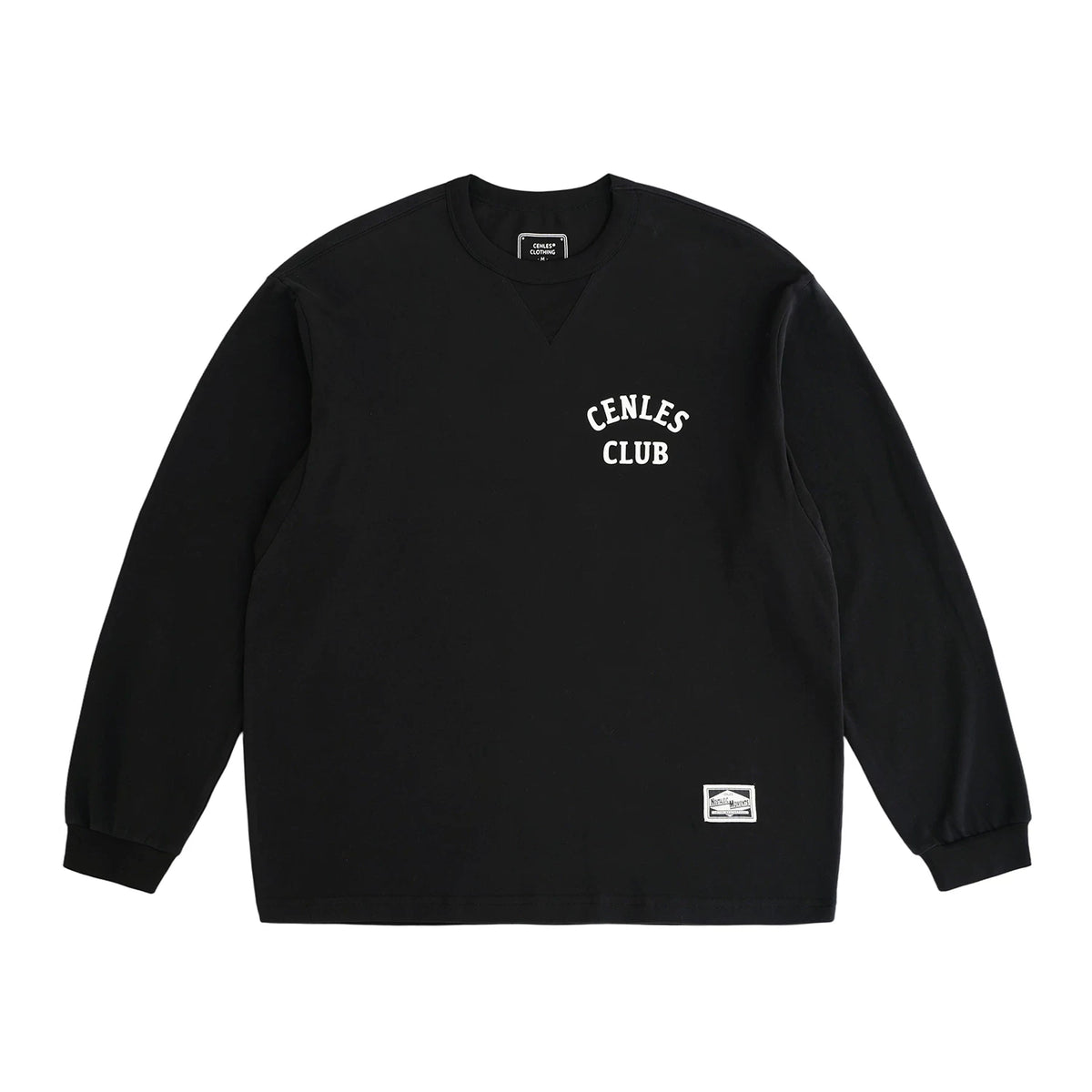 CENLES N.COLOR 250g Quick-Dry Loose-Fit Long-Sleeve Tee