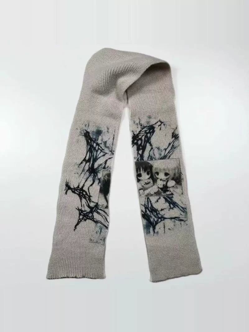 WEBBAR Subculture Two-dimensional Thermal Scarf