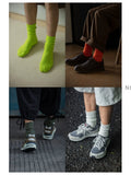NOEARS Japanese Retro Thick Needle Knitted Socks