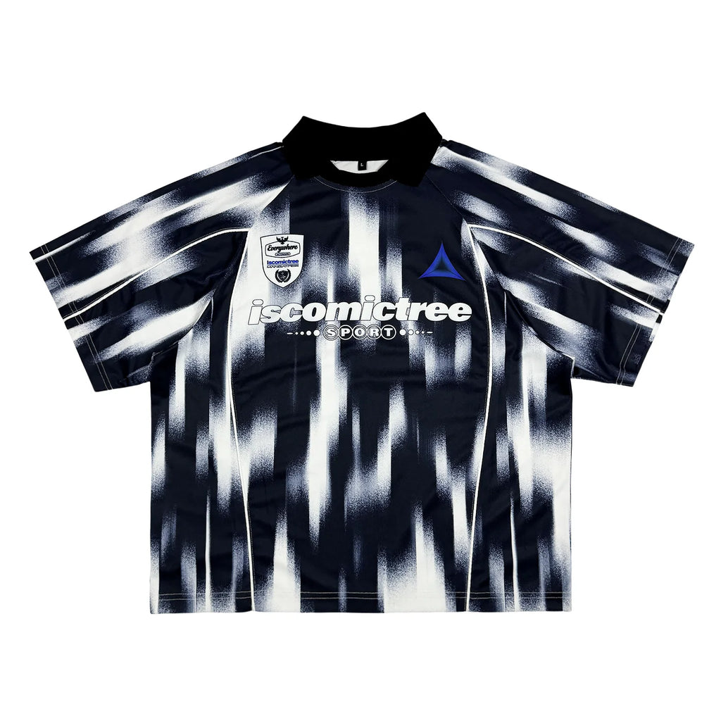 COMICTREE Gradient 220g Quick-Dry Cool-Touch Cropped Jersey Tee