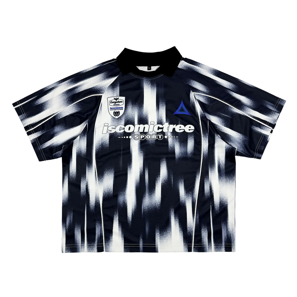 COMICTREE Gradient 220g Quick-Dry Cool-Touch Cropped Jersey Tee