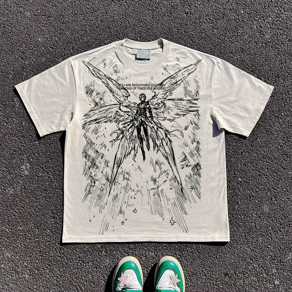 Wang Youbing Studio! WINGS 260g 100% Cotton Tee