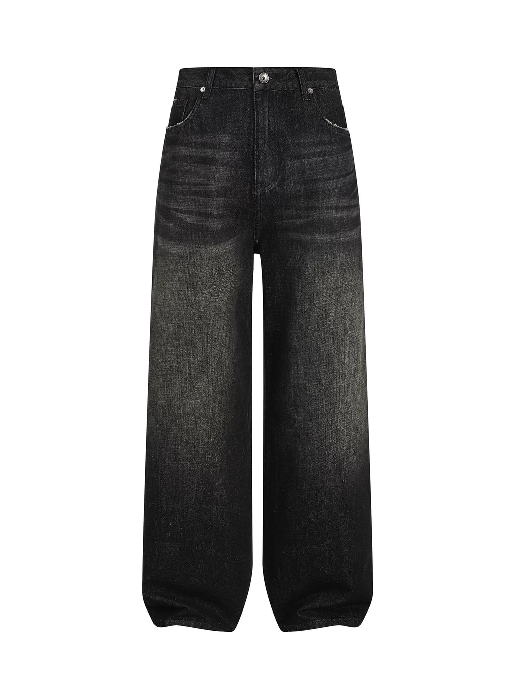DIMC Retro Loose Wide-leg Straight Casual Trousers