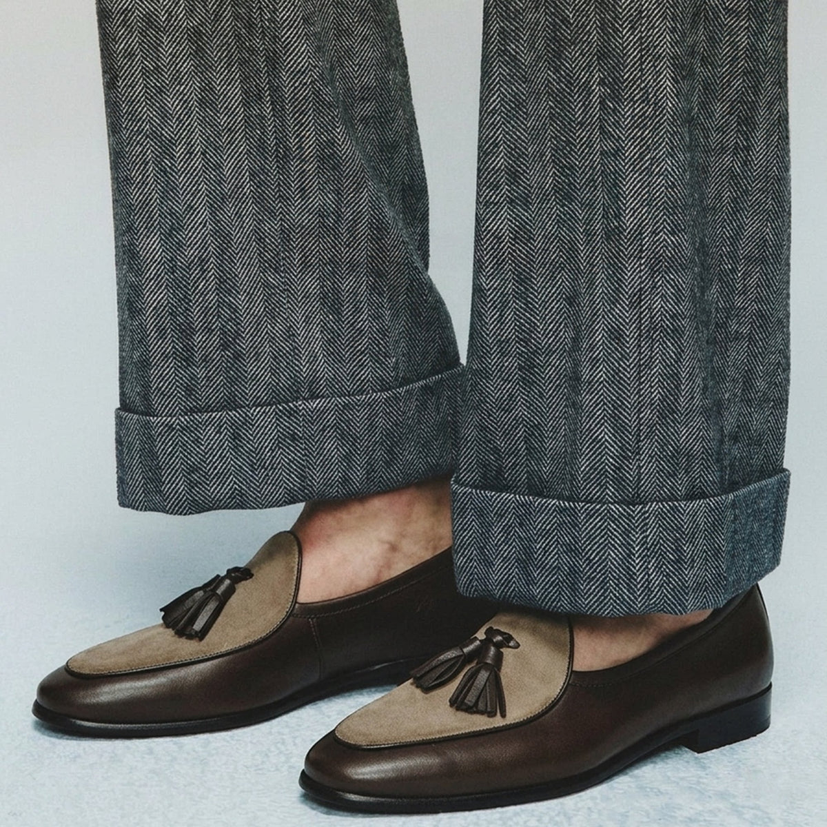 TERRAKOO Leather Tassel Loafer
