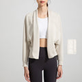 Athena Lulu Nude Loose Cardigan Yoga Suit