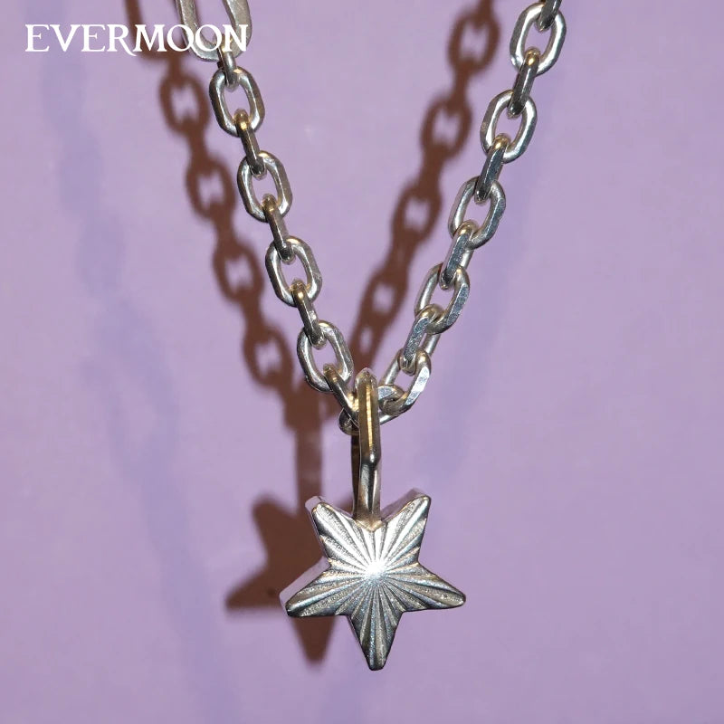 EVERMOON Wishing Star Silver Meteor Pendant