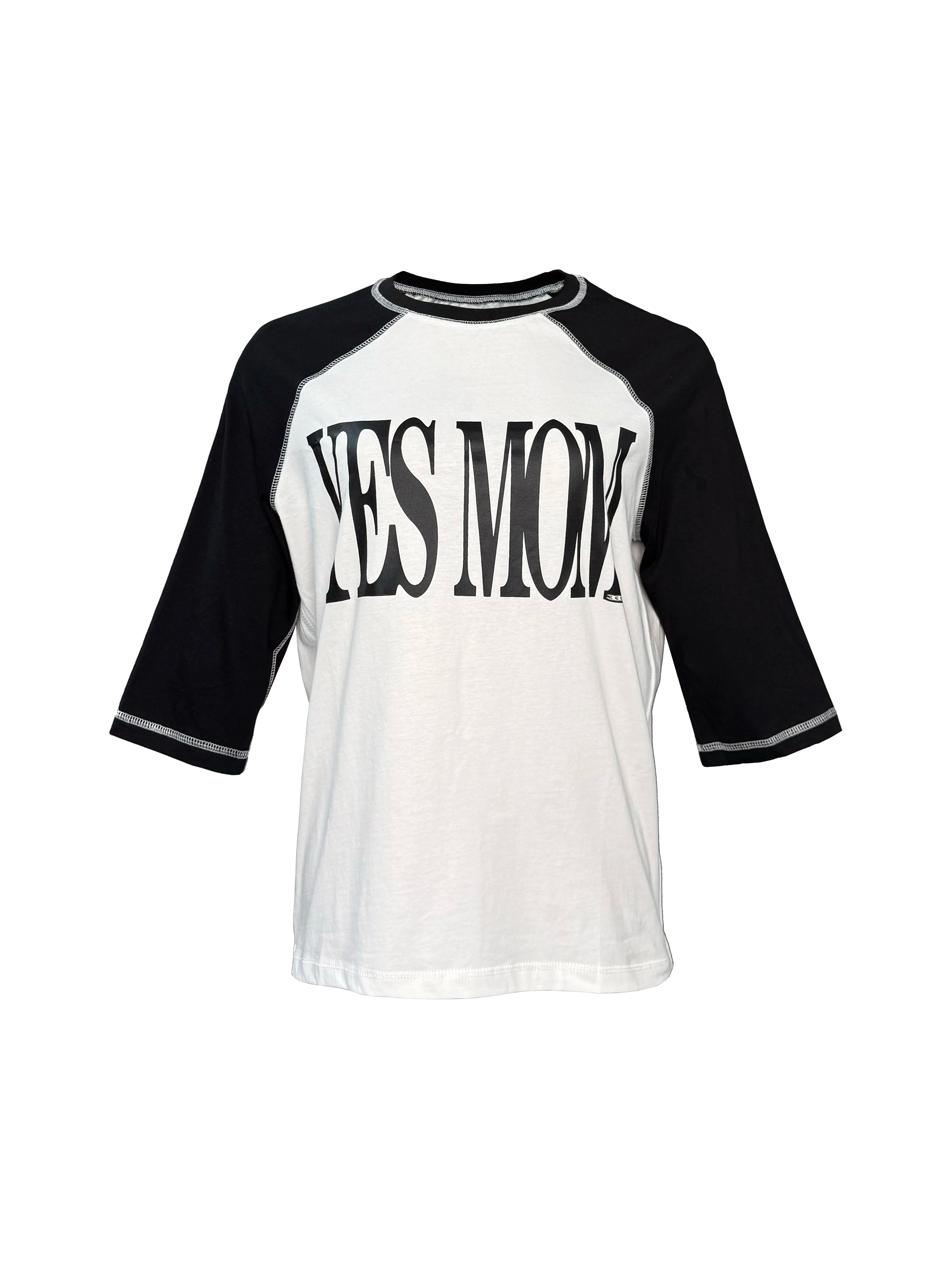 PCCVISION Splicing Shoulder Print Long Sleeve