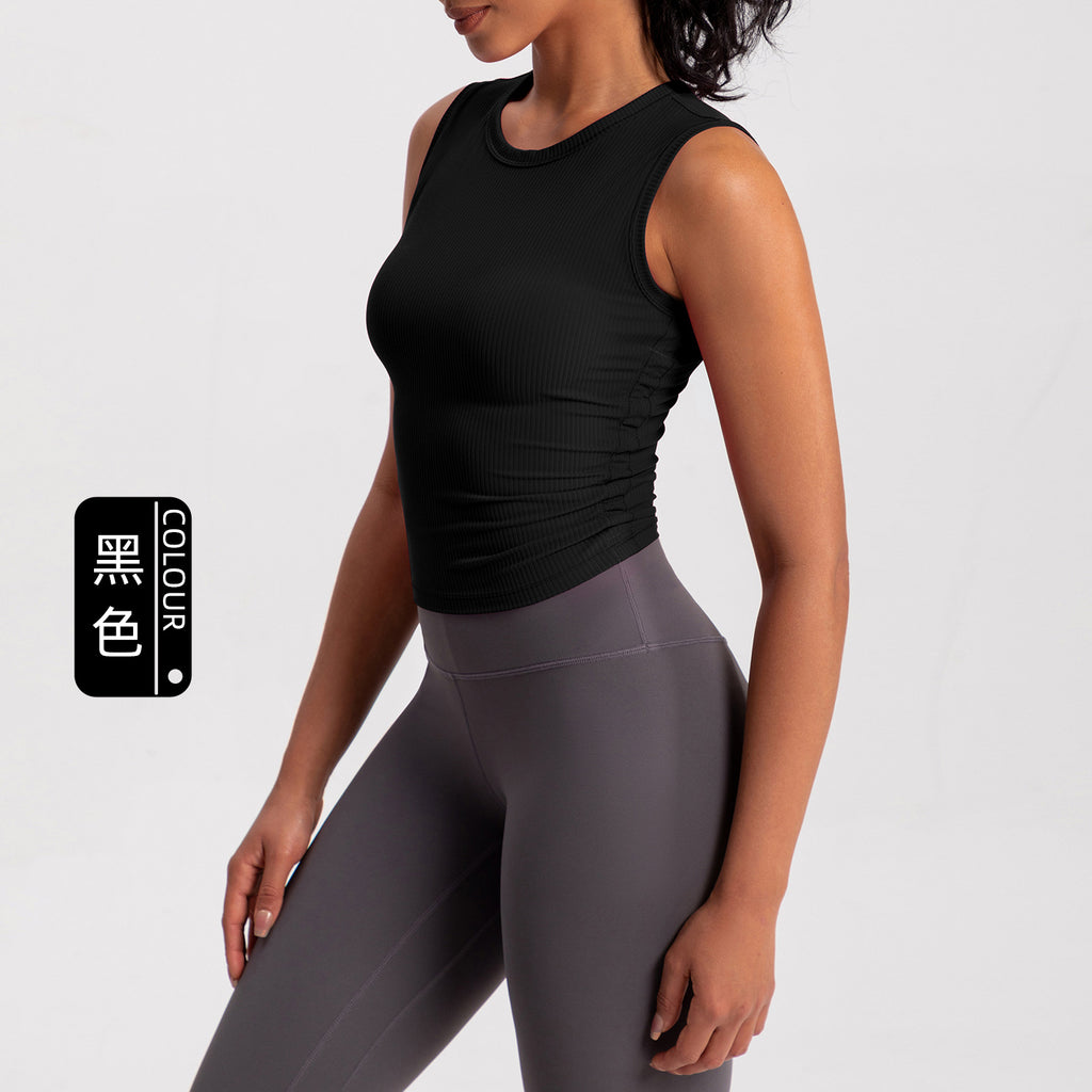 Athena Lulu Pleated Sports Naked Fitness Yoga Suit