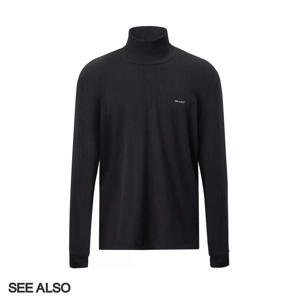SEE ALSO Padded Velvet Thermal High-Neck Long-Sleeve Base Layer Shirt