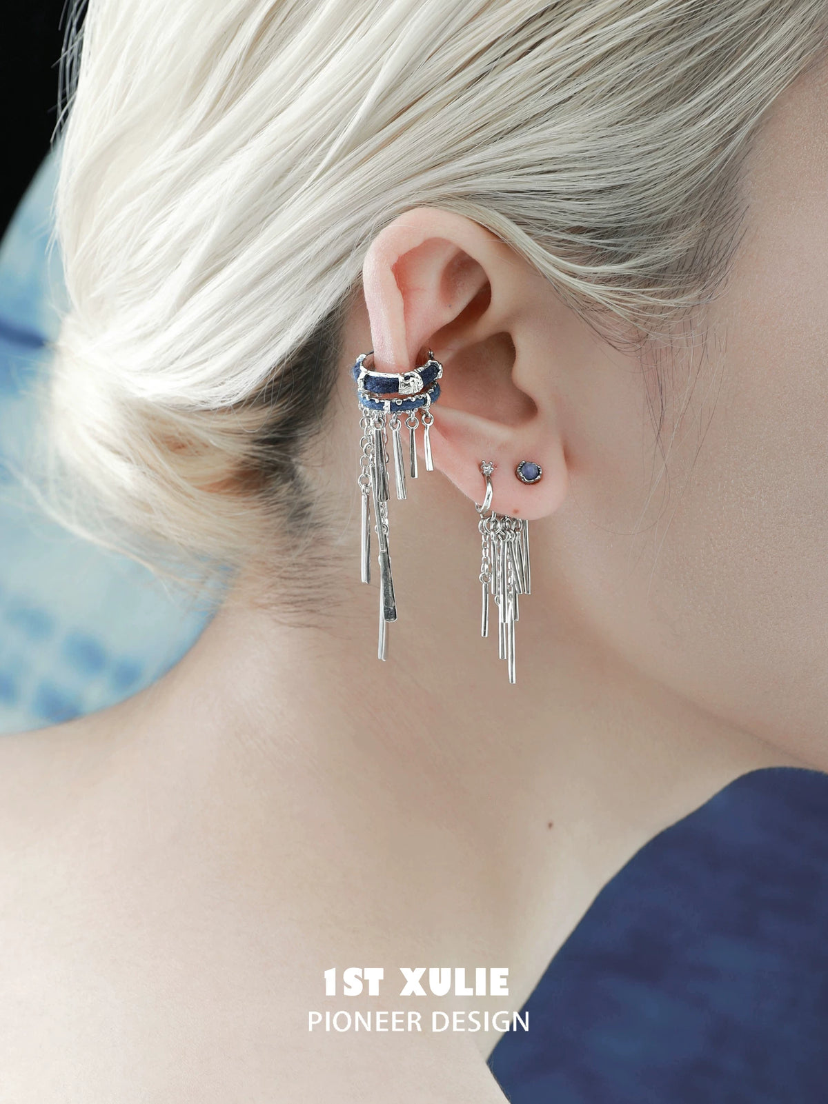 1ST XULIE Tassel Ear Cuff No-Piercing Ethnic Ear Wrap Earring