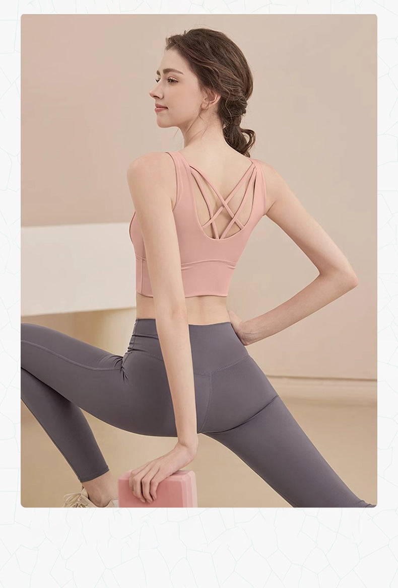 TIANQINGSE Beautiful Back and Thin Vest Sports Underwear