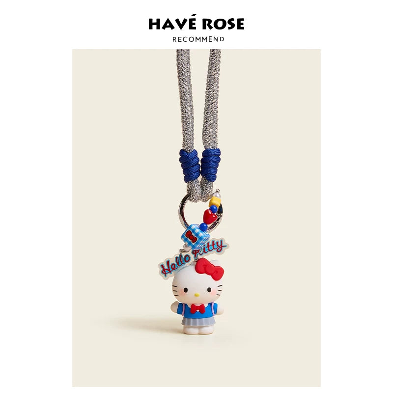 HAVEROSE Hello Kitty Cute Charm Keyring