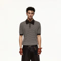 OPENFLY Breathable Striped Polo Tee