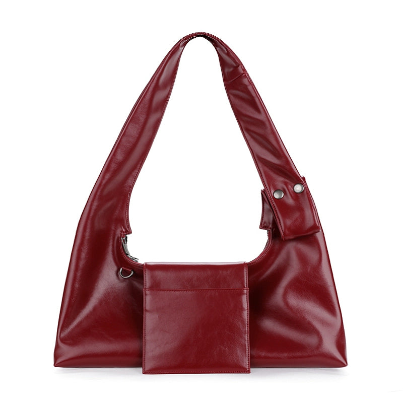 JANDRESS Rivet Shoulder Armpit Messenger Bag