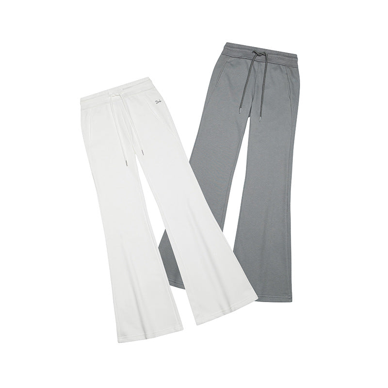 Nariele Embroidered Micro-pull Casual Sports Drawstring Pants