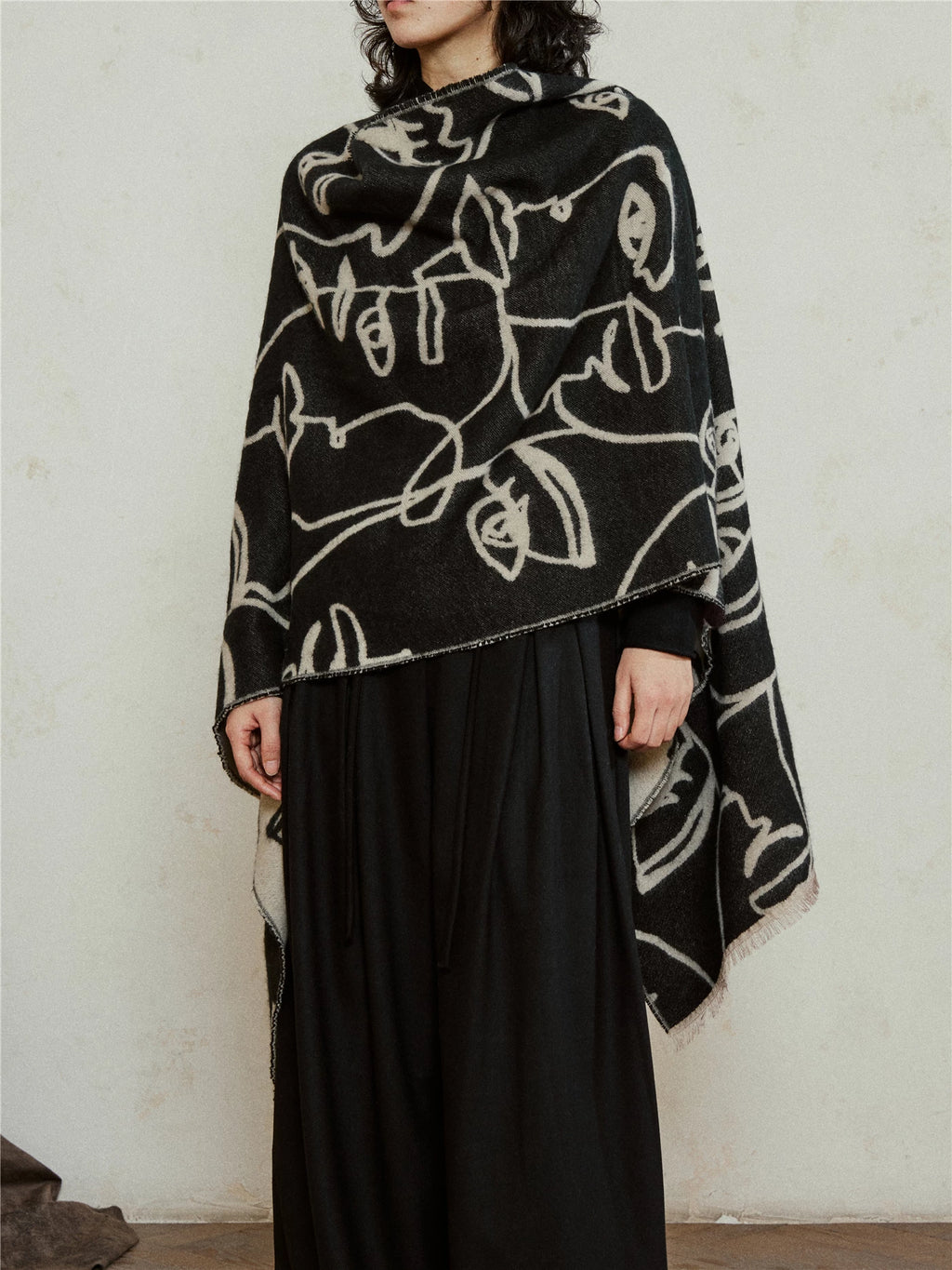 SUNYVONNE Lazy Thermal Scarf