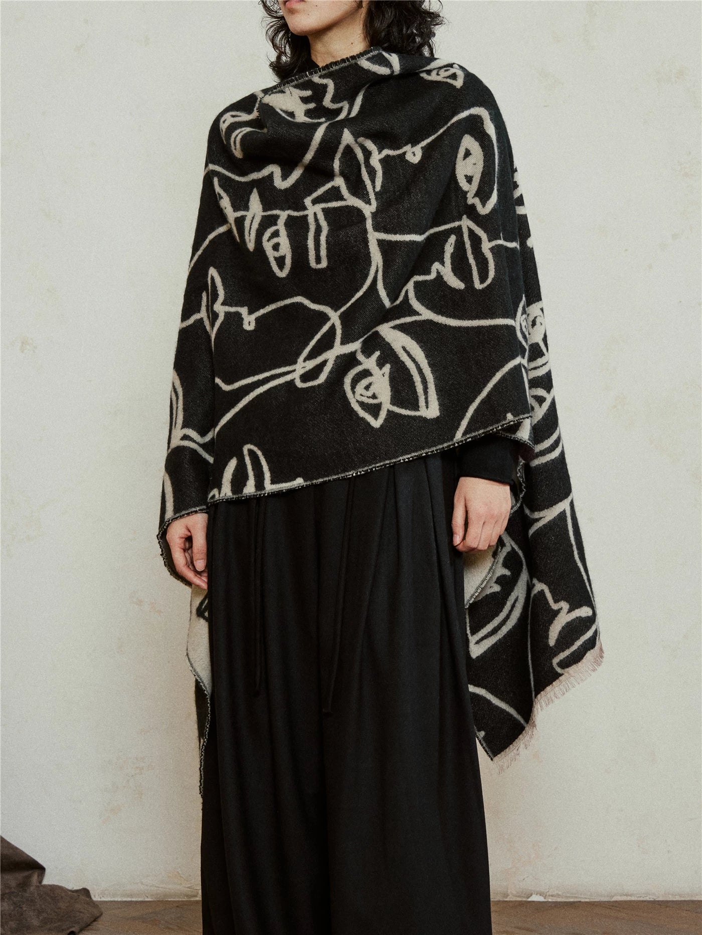 SUNYVONNE Lazy Thermal Scarf