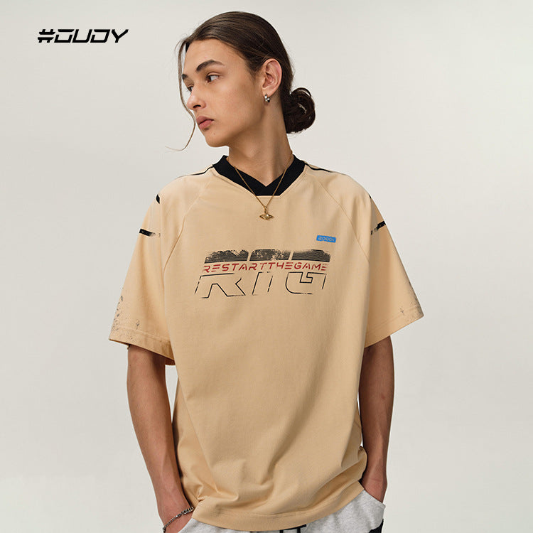 #OVDY Vintage Street Loose Short Sleeve tee