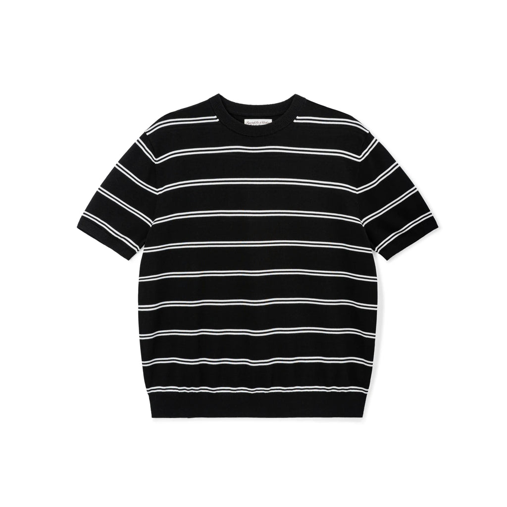 SUPERTOFU Striped Moisture-Wicking Regular Fit Tee