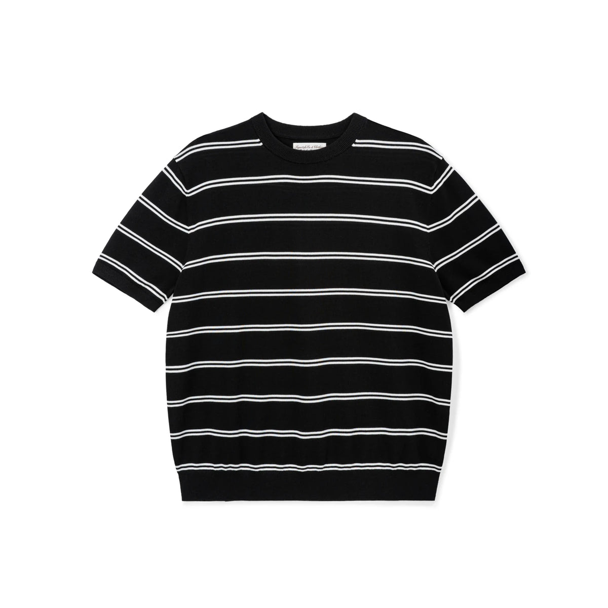 SUPERTOFU Striped Moisture-Wicking Regular Fit Tee