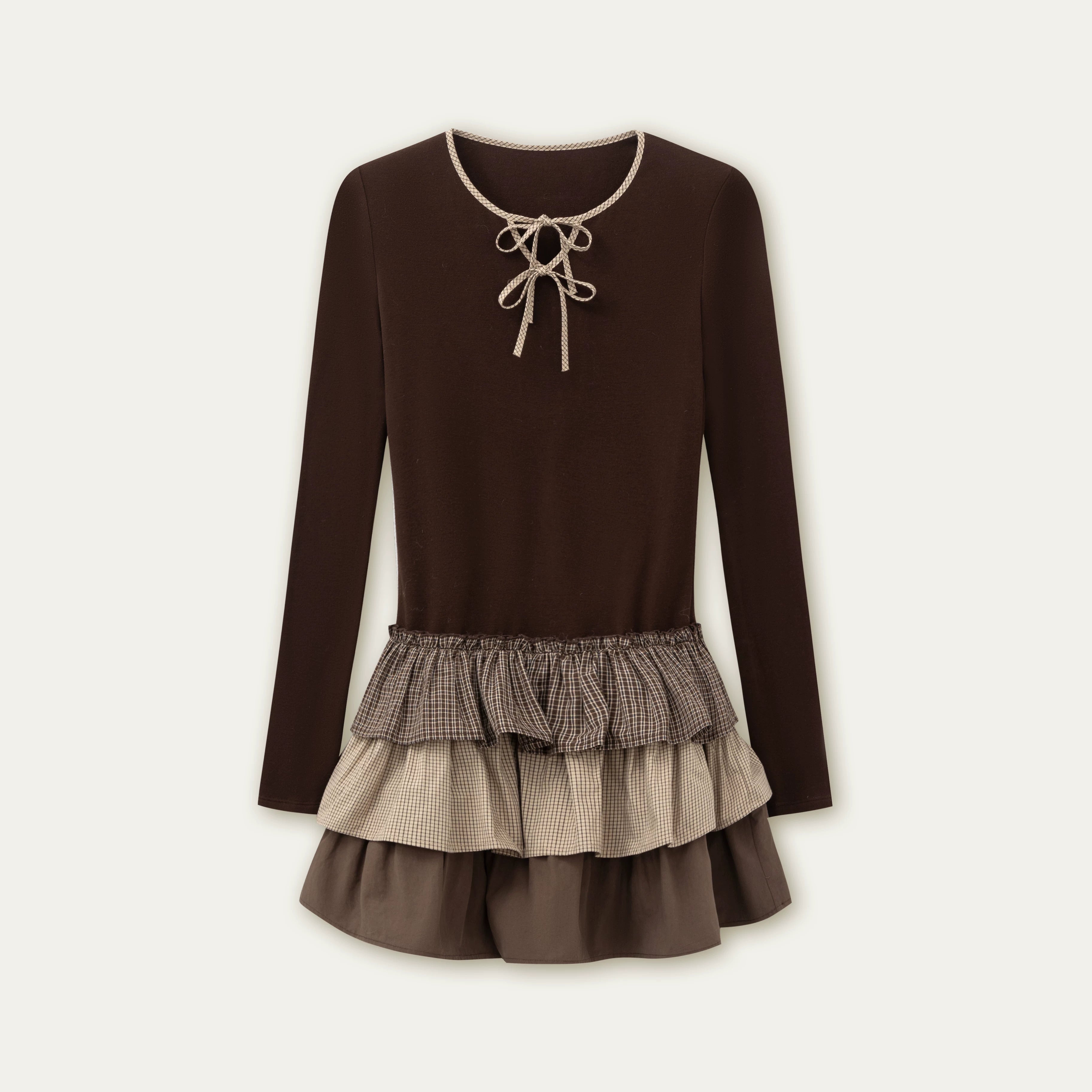 SunsetPark Vintage Knitted Patchwork Skirt