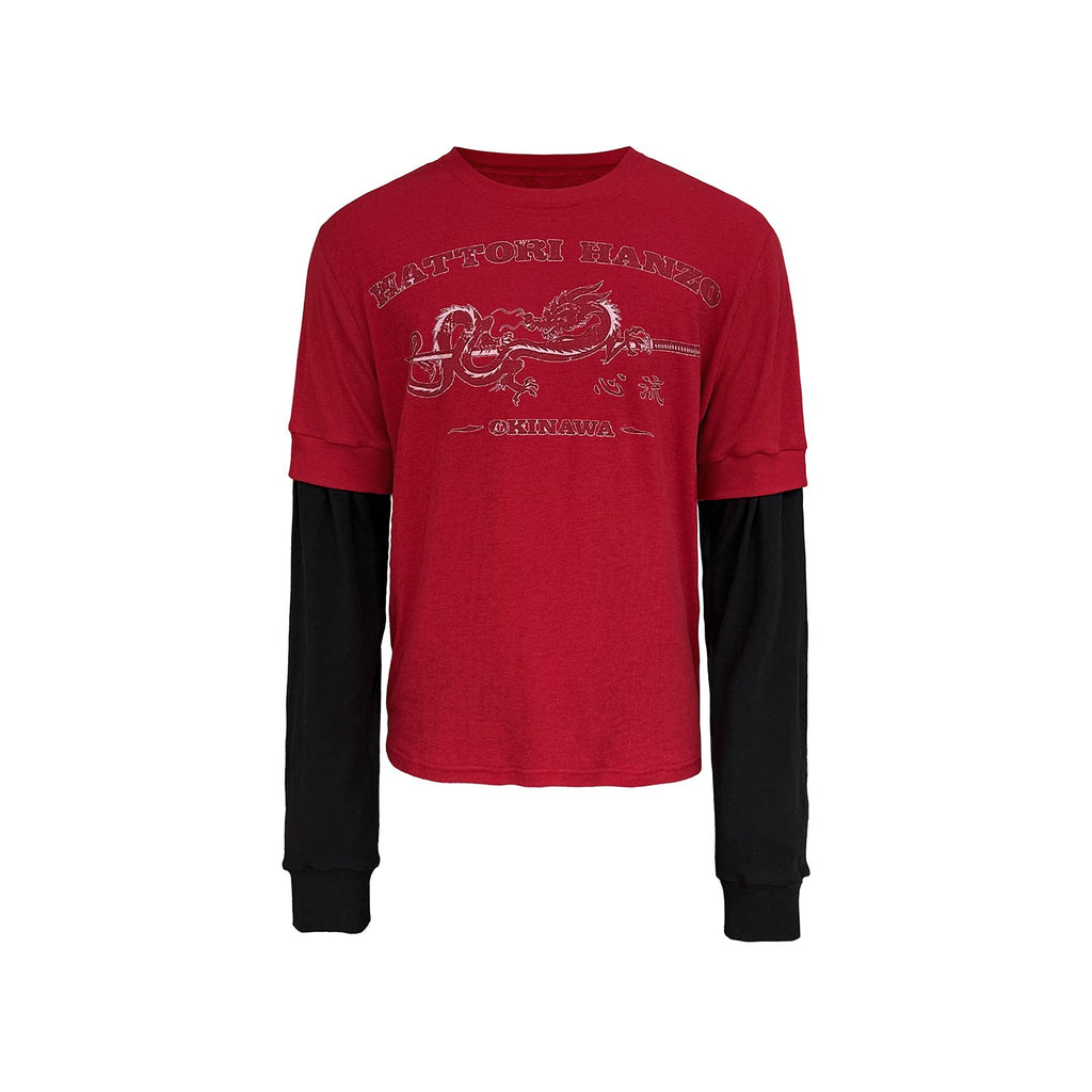 JCAESAR Flow State High-Twist Cotton Spandex Long-Sleeve Tee