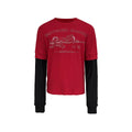 JCAESAR Flow State High-Twist Cotton Spandex Long-Sleeve Tee