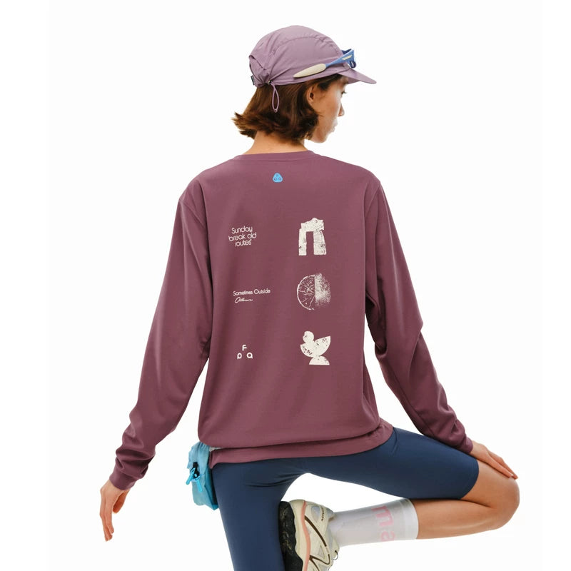 FPA Moisture Absorption Quick Drying Casual Round Neck Long Sleeve