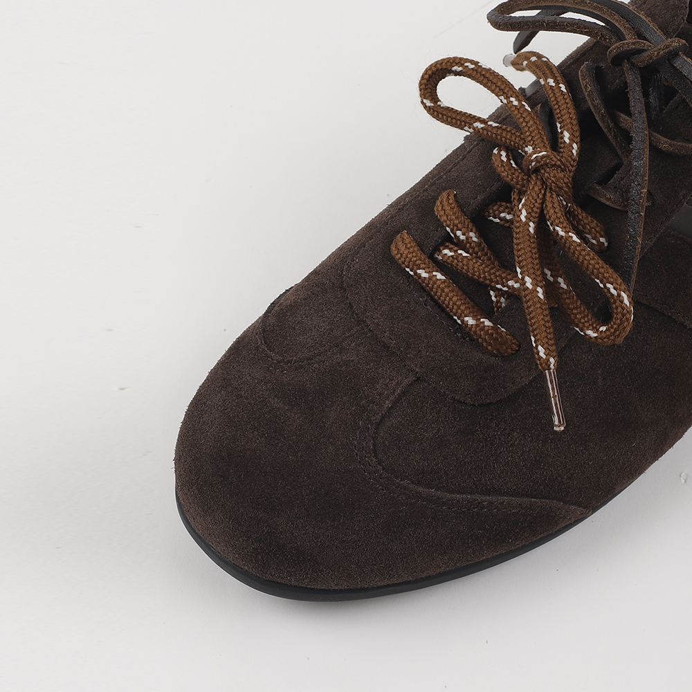 AMBSOM Suede Lace-Up Derby