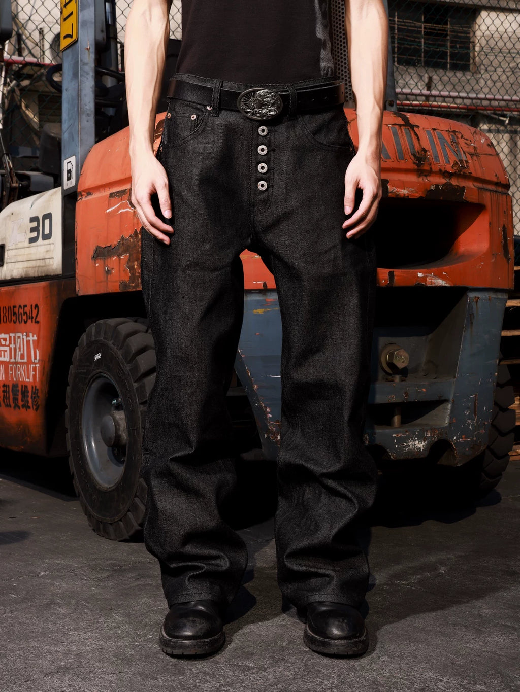 VOWPROGRESS 003 Kanglong fabric YKK five-button  jeans
