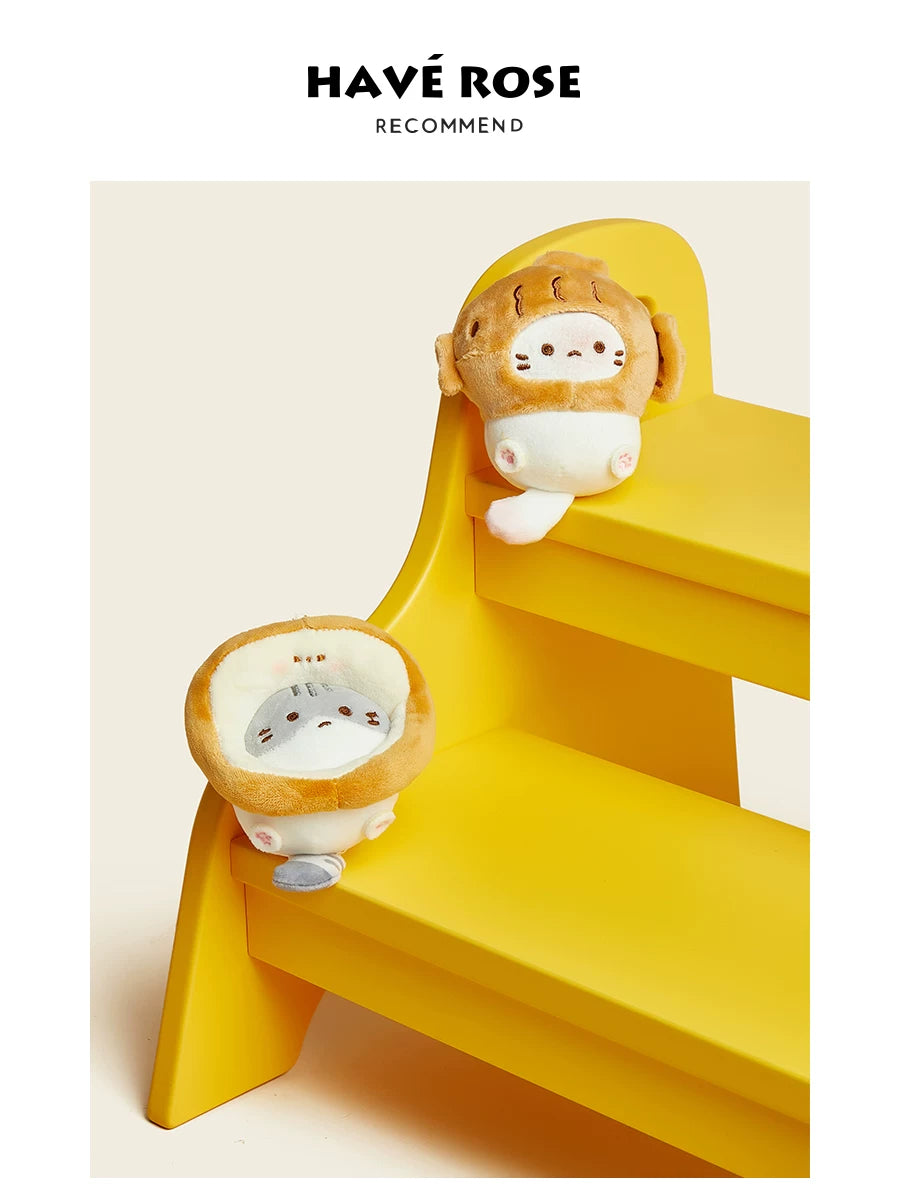 HAVEROSE Plush Cat Backpack Charm